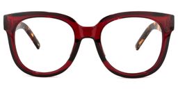 Harell Braune Quadratische Brille0