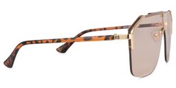 Ashbur Gold-Braun Geometrisch Sonnenbrille3