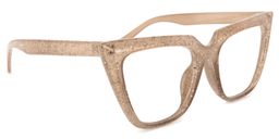 Phillip Beige Cateye Brille2