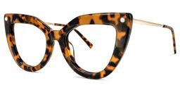 Garbo Braun-Tortoise Cateye Brille1