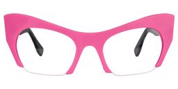 Kyle Rosa Cat Eye Brille0