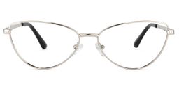 Bettina Silber Cat Eye Brille0