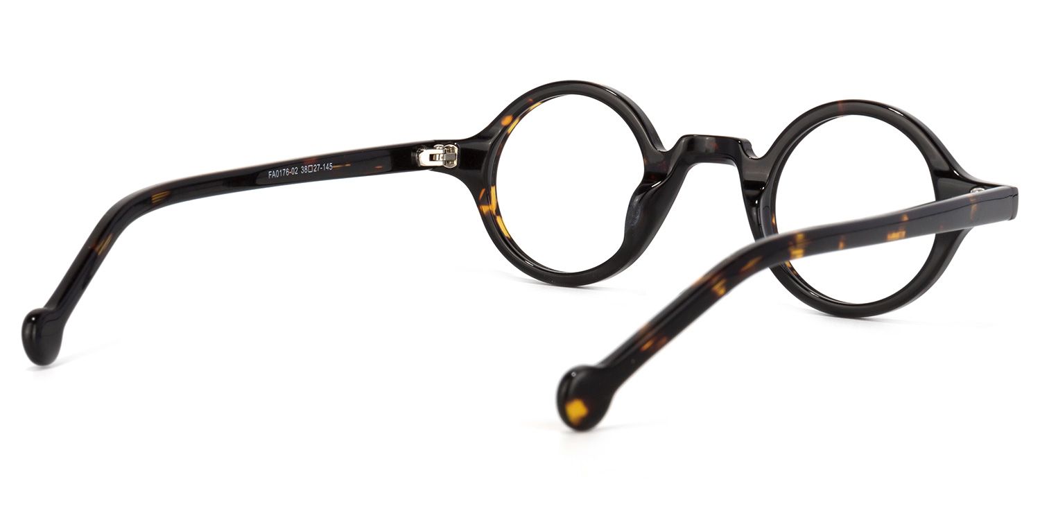 Arale Tortoise Rund Vollrand  Brille4
