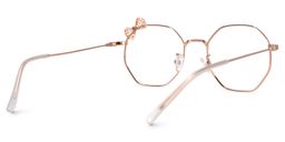 Kaitlyn Rosa-Gold Geometrisch Brille3