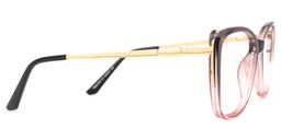 Cloris Schwarz-Rosa Cateye Brille3