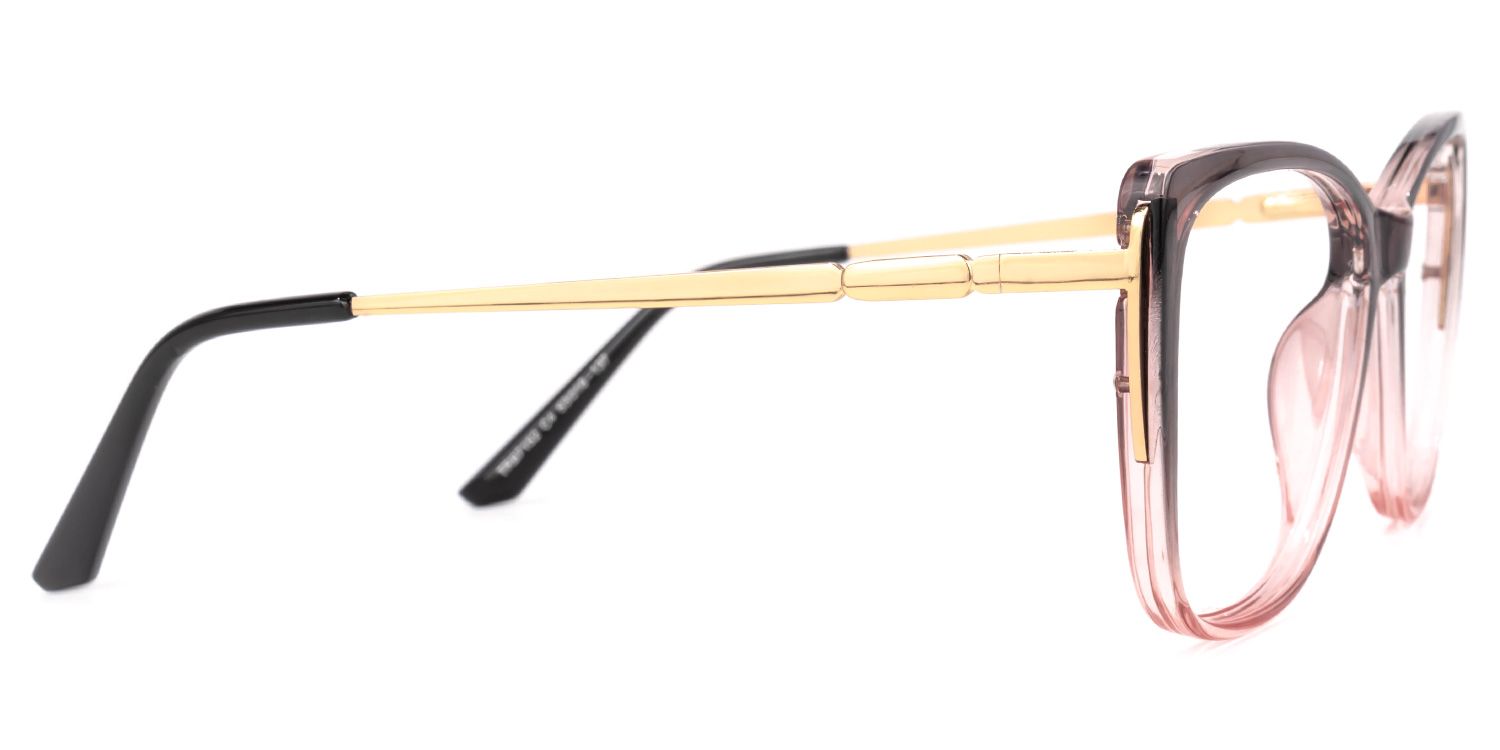 Cloris Schwarz-Rosa Cateye Brille3