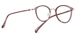 Basilia Lila Rund Brille3