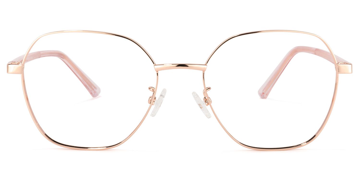 Perry Roségold Geometrisch Brille0
