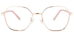 Perry Roségold Geometrisch Brille0