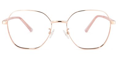 Perry Gold Geometrisch Brille