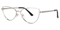 Bettina Silber Cat Eye Brille1