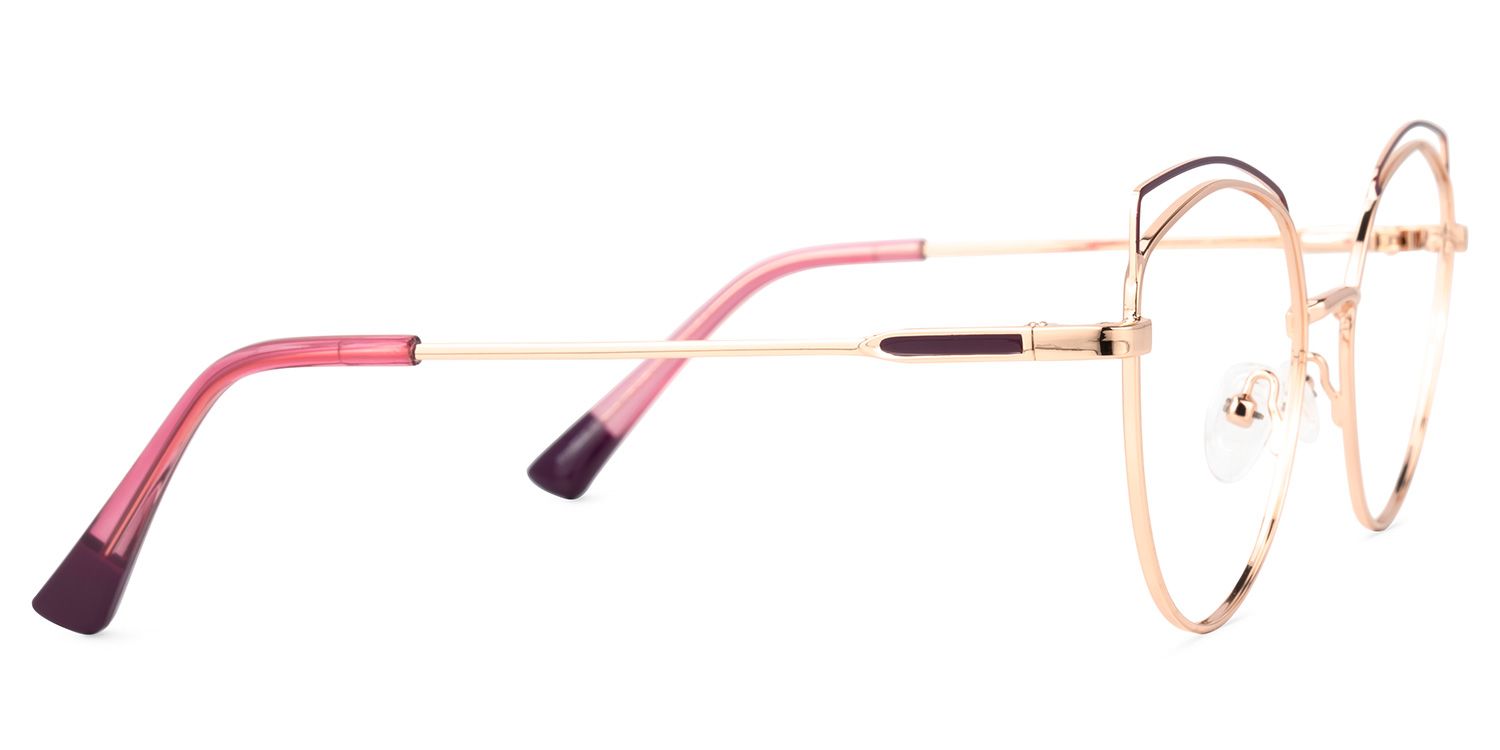 Tyler Rosa-Gold Cateye Brille2