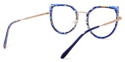 Felix Dunkelblau Cateye Brille4