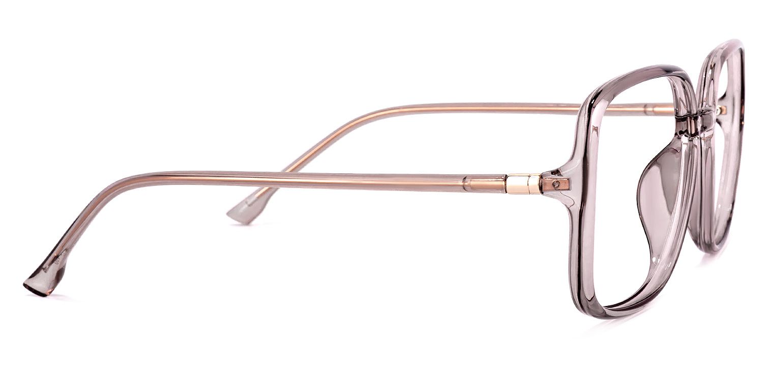 Quinten Lila Klar Quadratisch Brille3