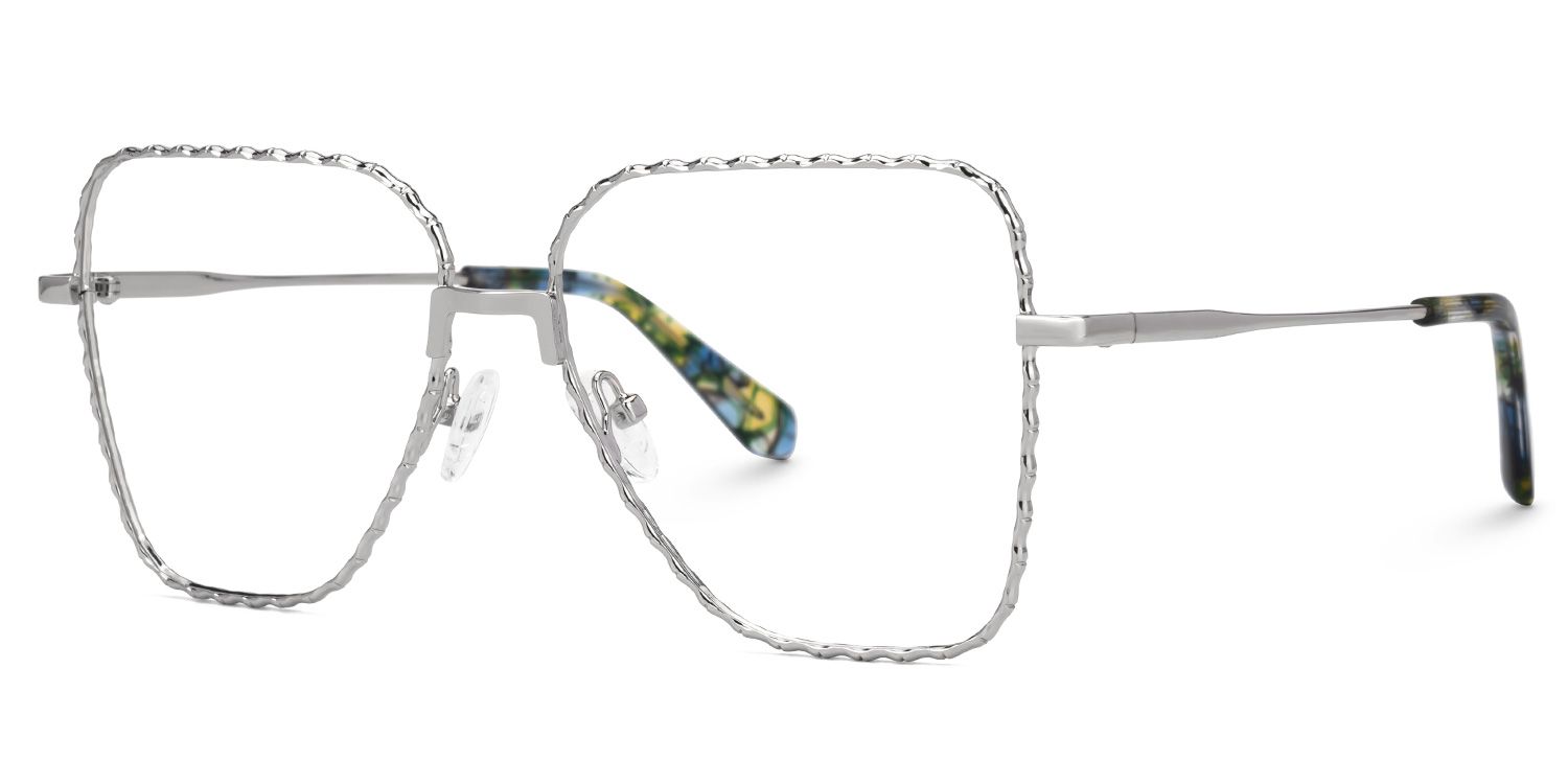 Teri Silber Pilot Brille1