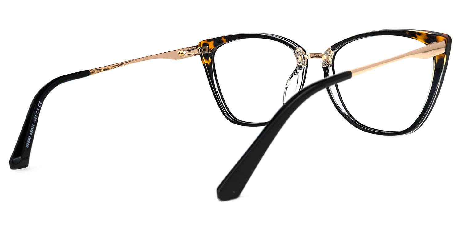 Christy Gelb-Tortoise Cateye Brille3