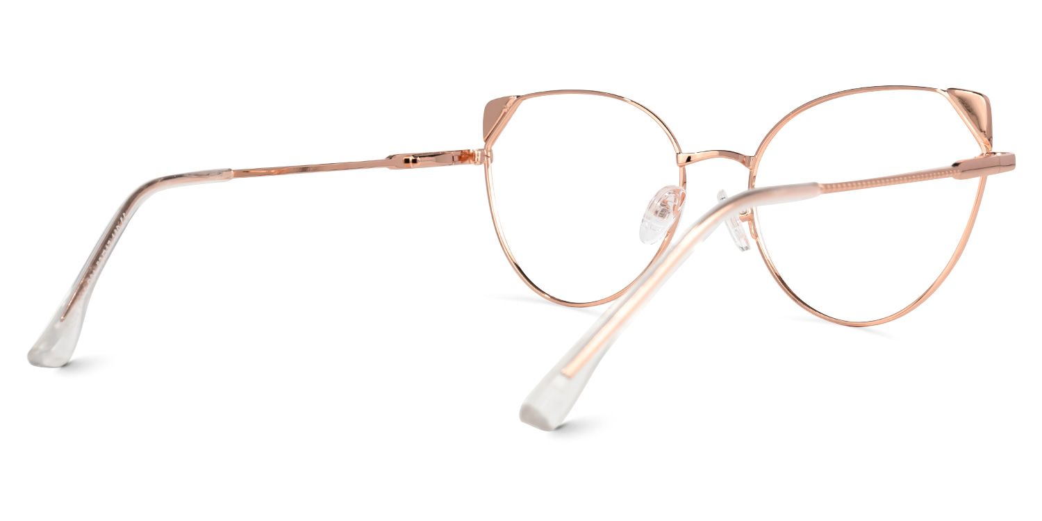 Eve Gold Cateye Brille2