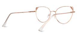 Eve Gold Cateye Brille2