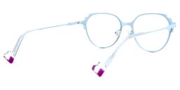 Albina Hellblau Cateye Brille4