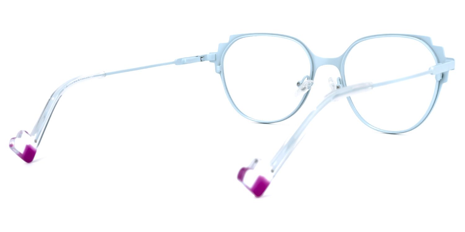 Albina Hellblau Cateye Brille4