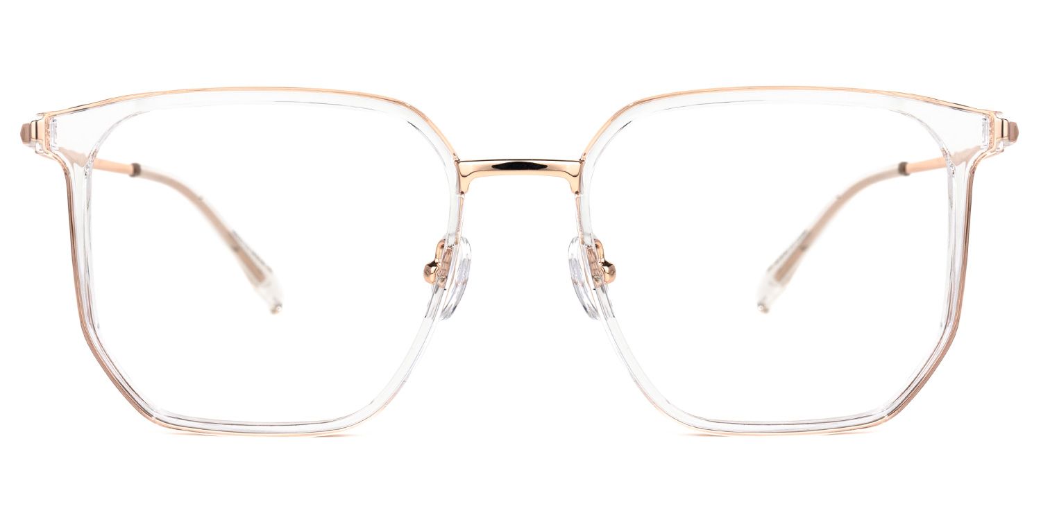 Amber Gold Quadratisch Brille0