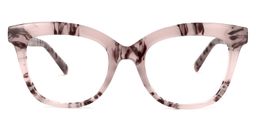 Santiago Blumendruck-Rosa Cateye Brille0