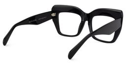 Charmaine Schwarz Cat Eye Brille4