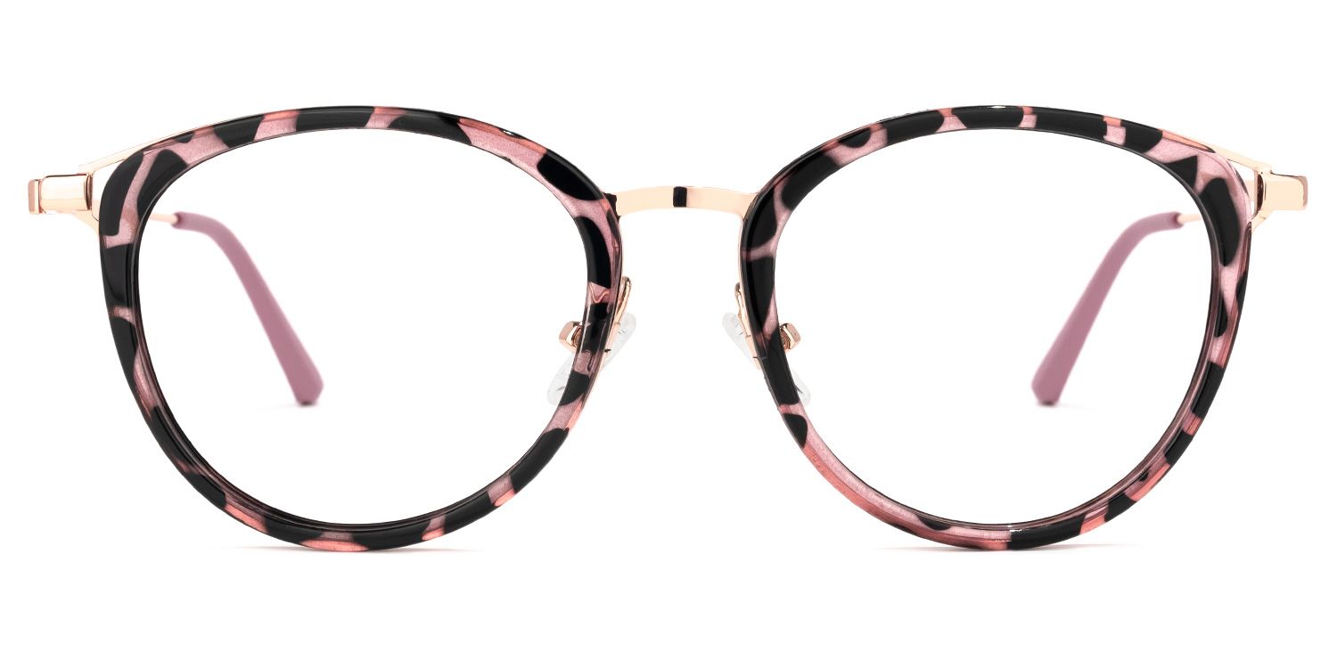 Gabrielle Rosa-Tortoise Rund Brille0