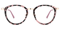 Gabrielle Rosa-Tortoise Rund Brille0