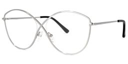 Carcia Silber Geometrische Brille1