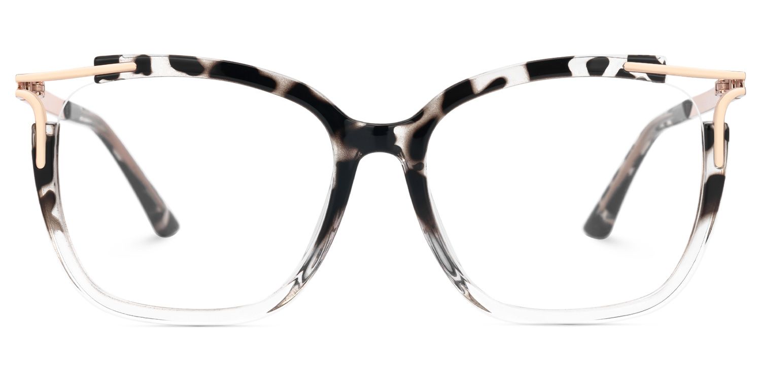 Nuriama Schwarz-Tortoise Cateye Brille1