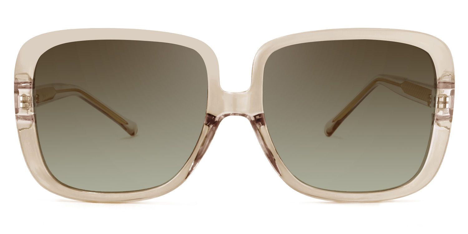 Raymond Beige Quadratisch Sonnenbrille0