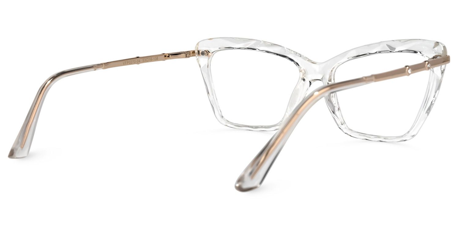 Juliet Klar Cat Eye Brille3
