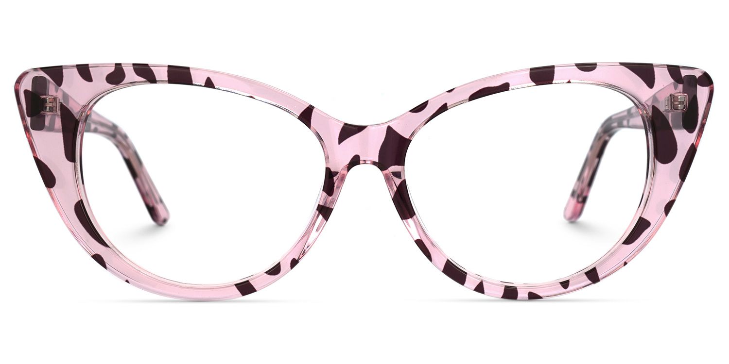 Cindy Klar Rosa Schildkröte Cat Eye Brille0