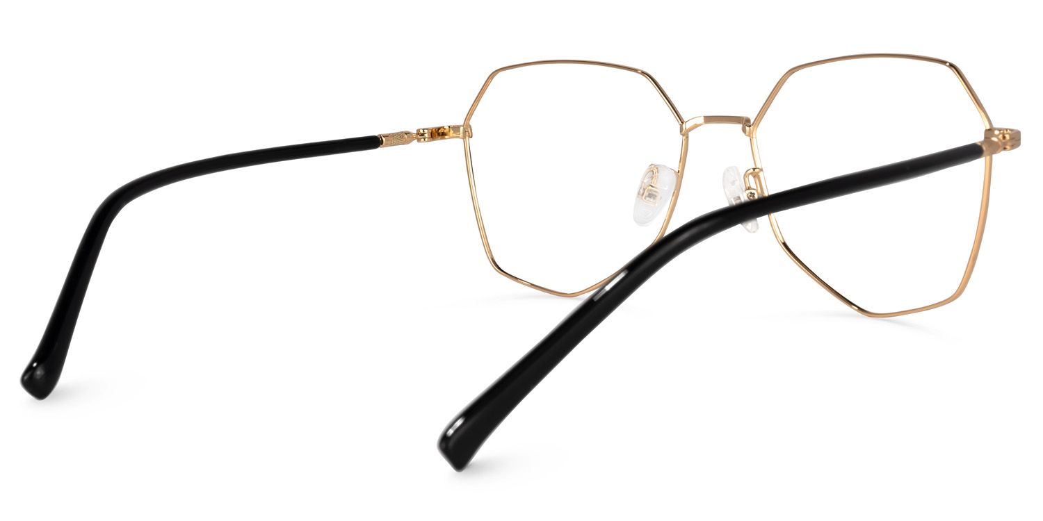 Joo Schwarz Geometrische Brille3