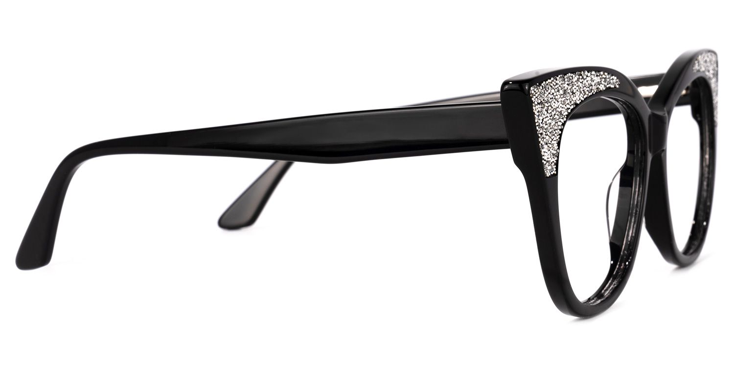 Bernarda Schwarze Runde Brille2