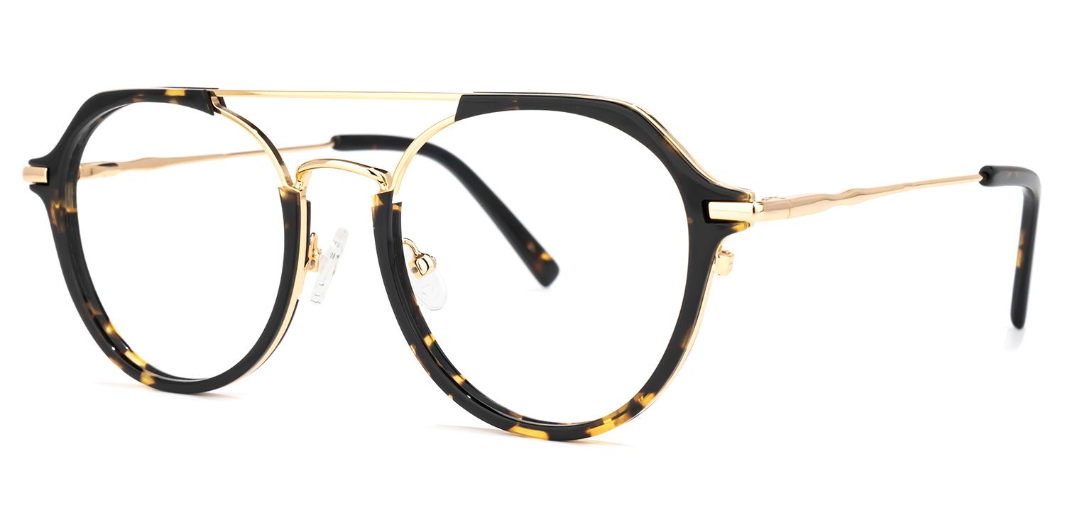 Sallie Tortoise Rund Brille1