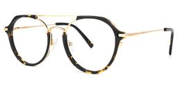 Sallie Tortoise Rund Brille1