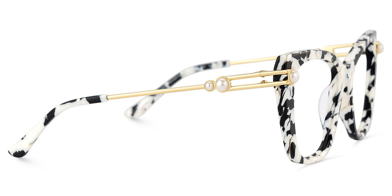 Victor Marmor Cateye Gemischte-Materialien Brille5