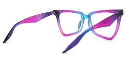 Cicely Lila-Bunt Geometrisch Brille1