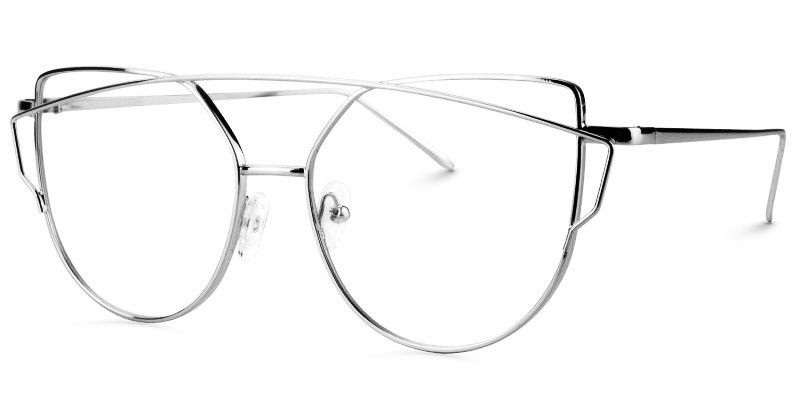 Selina Silber Cateye  Brille1