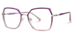 Burt Lila-Rosa Geometrisch Brille3