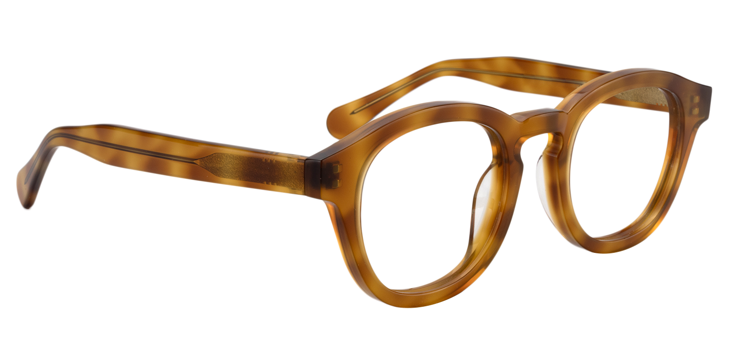 Caprice Braun-Tortoise Rund Brille2