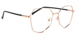 Joo Rosa Gold Geometrische Brille2