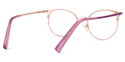Luther Lila-Gold Rund Brille2