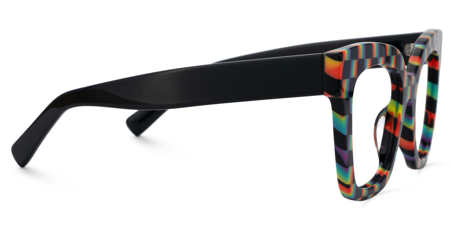 Malcolm Bunt Quadratisch Acetat Brille4