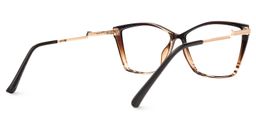 Gannon Braun Quadratisch Brille3