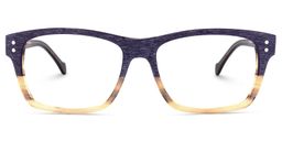 Emil Lila Tortoise Rechteckige Brille0