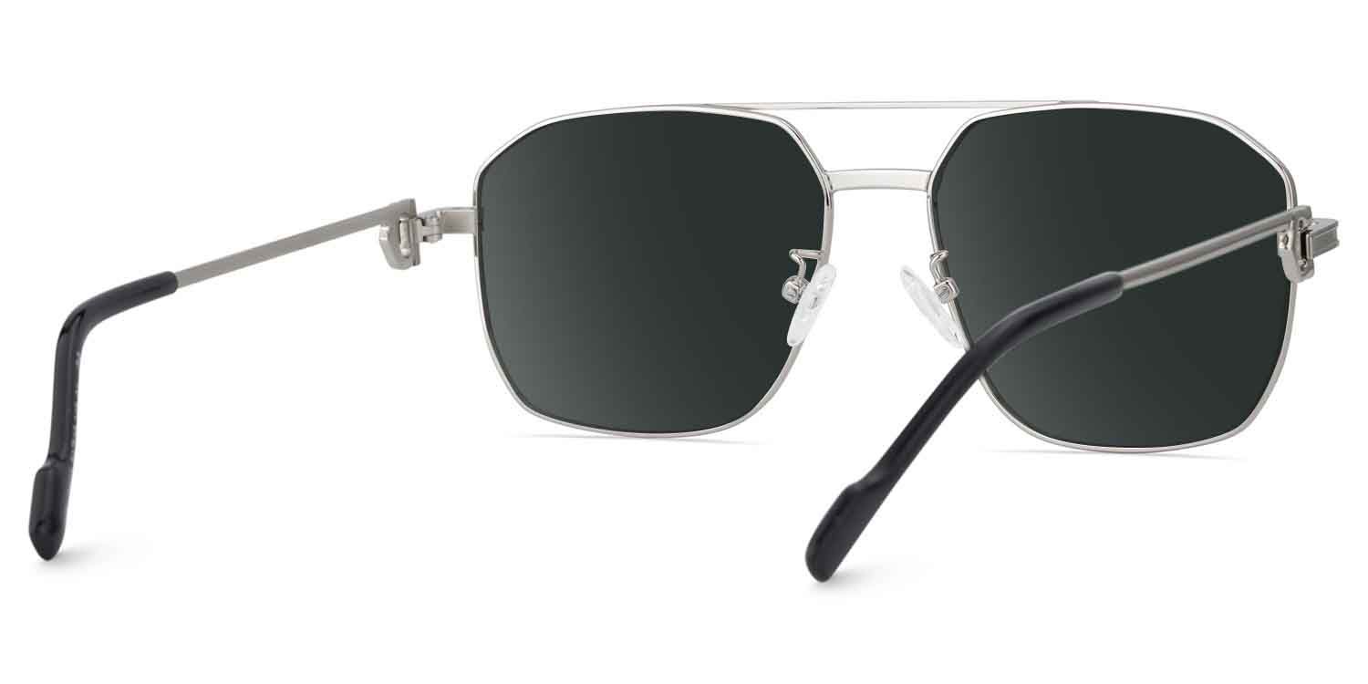 Ludwig Silber Aviator Polarisierte Sonnenbrille zum Autofahren | ZEELOOL4