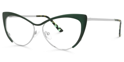 Ellen Grün Cateye Brille1